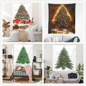 Boji tapiserija po cijeloj površini Božićnog drvca, božićni ukras, pozadina tkanine, 1 kom.