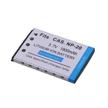 1800 mah baterija NP-20 CNP20 NP20 Baterija za Casio EX-Z7 Z8 Z11 Z60 Z65 Z70 Z75 Z77 M1 M2 M20 S1 S2 S3 S20 S100 S500 S600 S770 S880