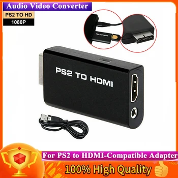 Za PS2 na HDMI je kompatibilan Audio Video Converter Adapter 1080P Sučelje za prijenos Adapter konzola za HD TV Projektor