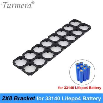 Turmera 2X8 33140 3,2 U 15Ah Lifepo4 Baterija Nosač-Držač Plastike Promjera 33,4 mm za Akumulatore Sustav za Skladištenje Solarne Energije