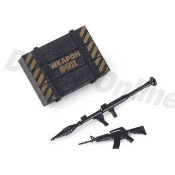 1/10 Skala Mini Pribor Puška RPG-7 Kutija za Oružje za 1:10 RC Prate TRX4 D90 TF2 SCX10 CC01 Simulacija Uređenje Igračke