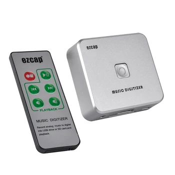 Ezcap241 Audio Snimanje Kasete, MP3 Converter Stabilno Snimanje Zvuka Plug and Play USB Port Music Digitalizator S Daljinskim upravljačem