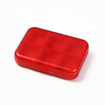 6 Komaraca Mini Kutija Za Pohranu Lijekova Hermetičan Prijenosni Dispenzer Za Tablete, Organizator, Prijenosni Torbica Za Tablete, Pribor Za Prvu Pomoć