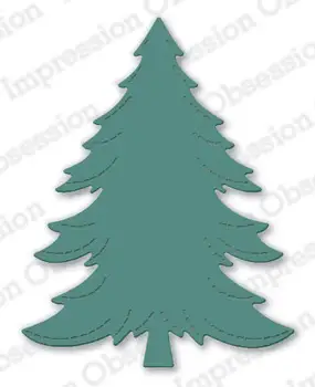 2020 nova Božićno drvce METALNIH REZNIH MATRICA Matrica Za Scrapbooking Galeriju fotografija, Razglednica Papir Otiskivanje Zanat DIY