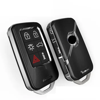 Auto-Torbica Za ključeve, Privezak Za Volvo V40 V60 S40 S60, S80 V50 V70 XC60, XC70 XC90 S90 S80L S60L S držačem privjesak i prstenom za ključeve
