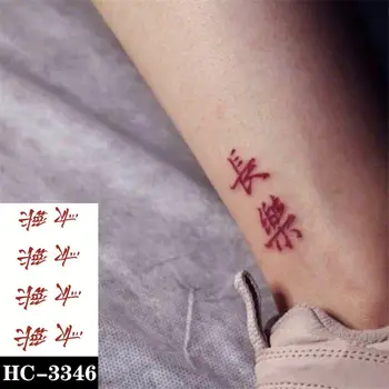 Vodootporne Privremena Tetovaža Naljepnica Kineski Crtani Film U Boji Slatka Body Art Lažne Tetovaže Flash-Tetovaže Na Zapešću Ruke Gležanj Žene