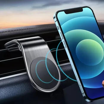 Magnetni L-Oblika Auto Držač Za Telefon, Mobilni Nosač, Postolje Za Potporu GPS pametnih telefona Za iPhone 13 12 11 Pro Max Huawei Xiaomi Samsung i LG