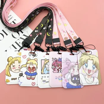 Crtani Anime Sailor Moon Lanyard Držač Za Kartice Privjesak Traka Lanyard Za Mobilni Telefon Slatka Privjesak Novčanik Za Kovanice Stalak Za Autobusne Karte